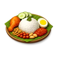 Nasi Lemak 3D icon
