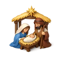 Nativity Scene 3D icon