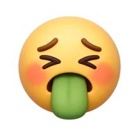 Nauseated Face 3D icon