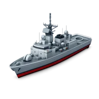 Navy Frigate 3D icon