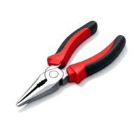 Red Needle Nose Pliers 3D icon