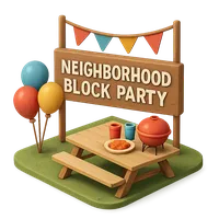 Neighborhood Block Party 3D icon