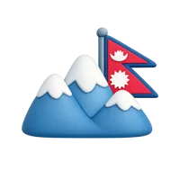 Nepal 3D icon