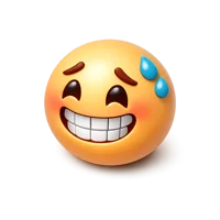 Nervous Laugh 3D icon