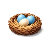 Brown Nest 3D icon