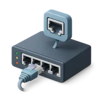 Network Switch 3D icon