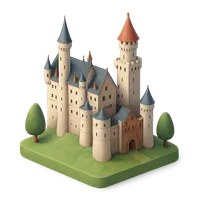 Neuschwanstein Castle 3D icon
