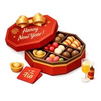 New Year Candy Box 3D icon