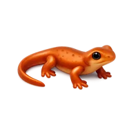 Orange Newt 3D icon
