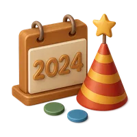 Newyear 3D icon