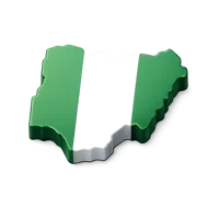 Green Nigeria 3D icon