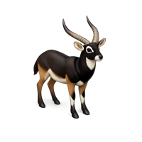 Nile Lechwe 3D icon