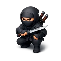 Blue Ninja 3D icon