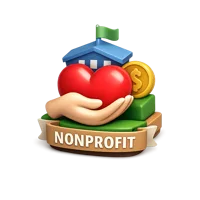 Nonprofit 3D icon