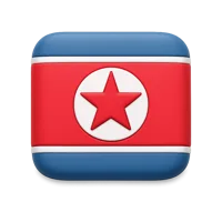 North Korea 3D icon