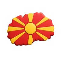 North Macedonia 3D icon