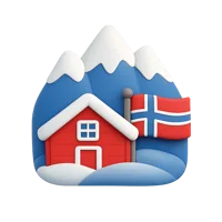 Norway 3D icon
