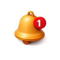 Amber Notification 3D icon