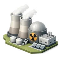 Nuclear Plant 3D icon