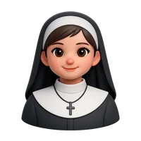 Nun Avatar 3D icon
