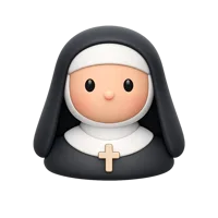 Nun 3D icon