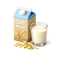 Amber Oat Milk 3D icon