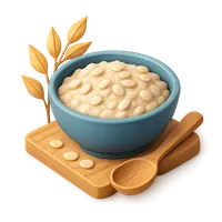 Oatmeal 3D icon