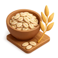 Oats 3D icon