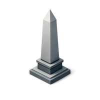 Blue Obelisk 3D icon