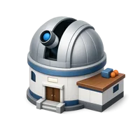 Blue Observatory 3D icon