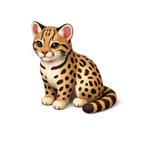Ocelot 3D icon