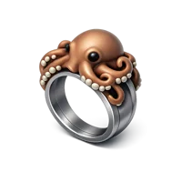 Octopus Ring 3D icon