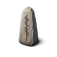 Ogham Stone 3D icon