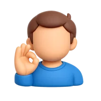 OK Hand Man 3D icon