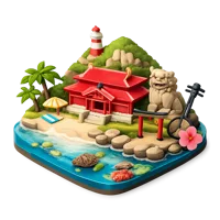 Okinawa 3D icon