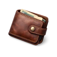 Old Wallet 3D icon