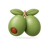 Olive 3D icon