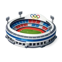 Olympic Stadium 3D icon