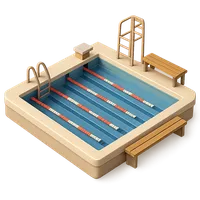 Olympic Swimming Pool 3D icon