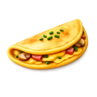 Amber Omelette 3D icon