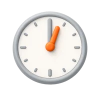 One O'Clock 3D icon
