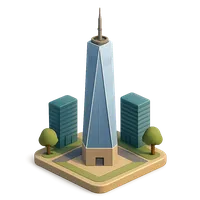 One World Trade Center 3D icon