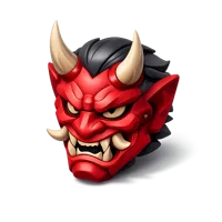 Oni Mask 3D icon