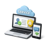 Online Service 3D icon