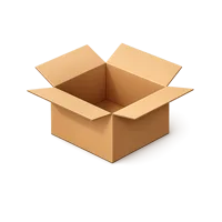Brown Open Box 3D icon