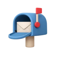 Open Mailbox 3D icon