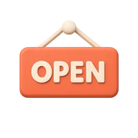 Open Sign 3D icon
