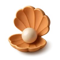 Open Shell with Pearl 3D icon