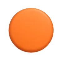 Orange Circle 3D icon