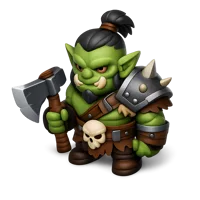 Orc 3D icon